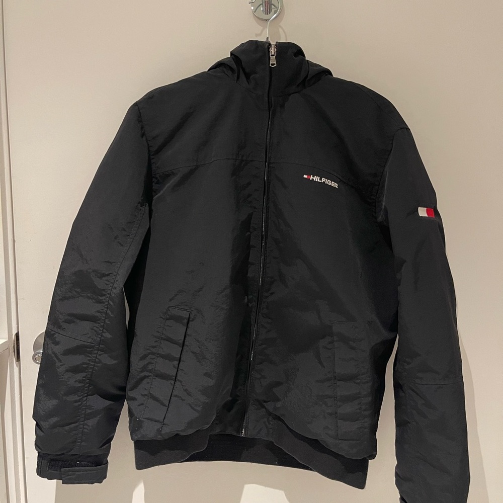 Tommy Hilfiger Black Hooded Jacket